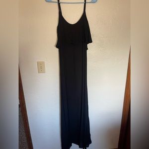 Long black Topshop dress